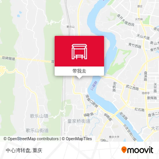 中心湾转盘地图