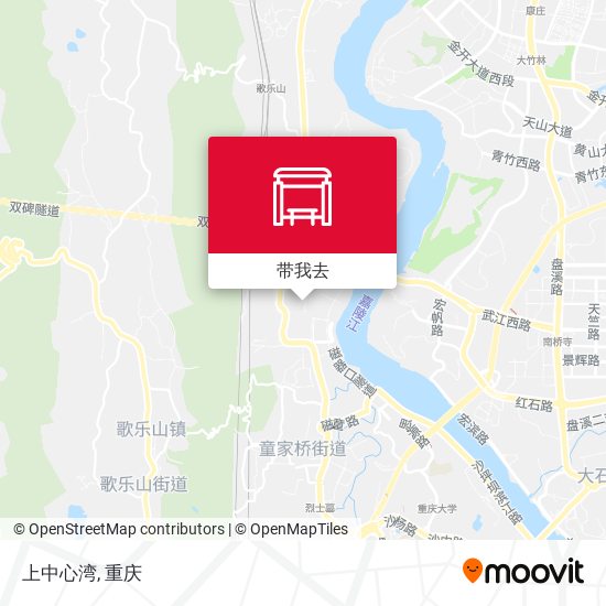 上中心湾地图