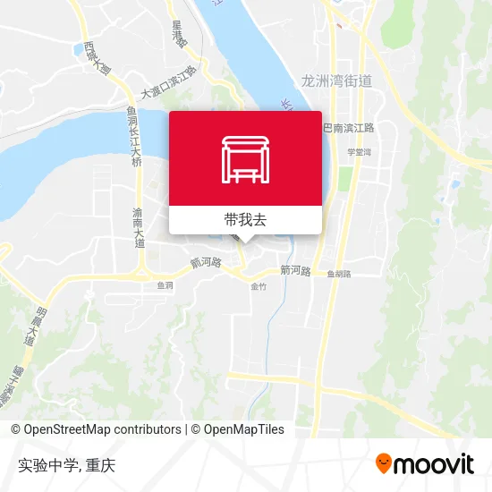 实验中学地图