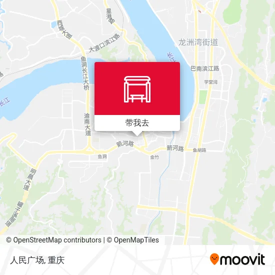 人民广场地图