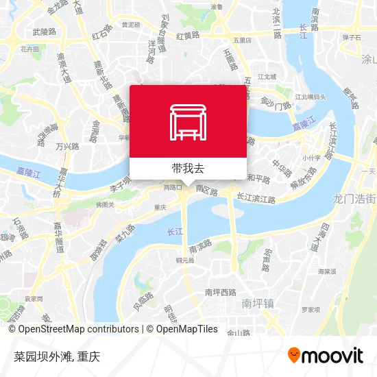 菜园坝外滩地图