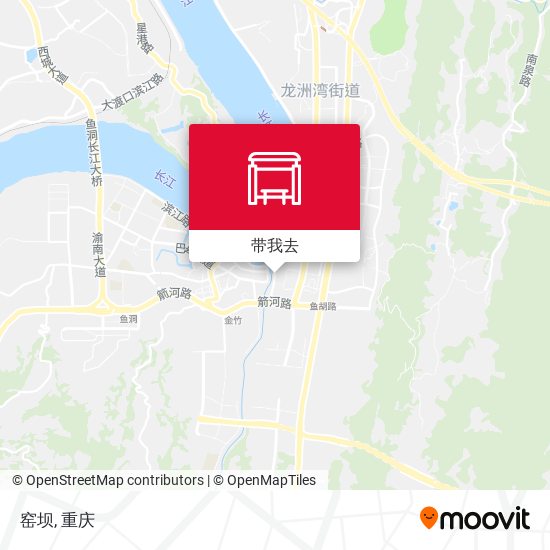 窑坝地图