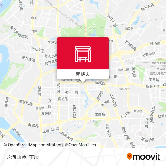 龙湖西苑地图