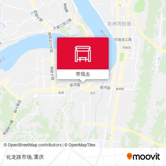 化龙路市场地图