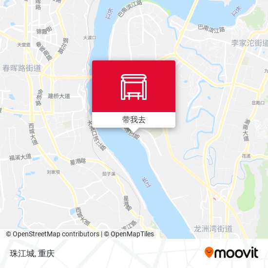 珠江城地图