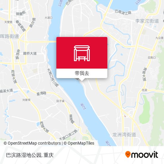 巴滨路湿地公园地图