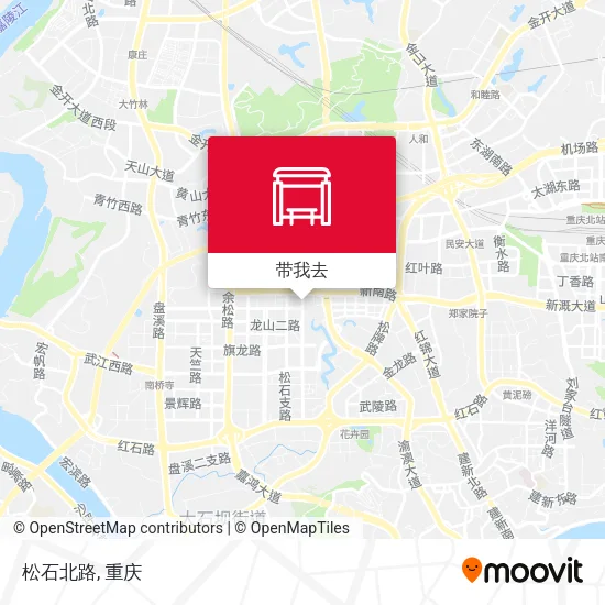 松石北路地图
