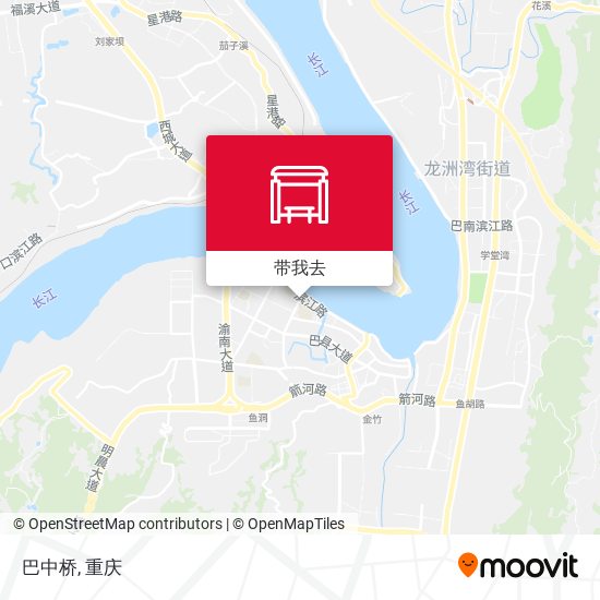 巴中桥地图