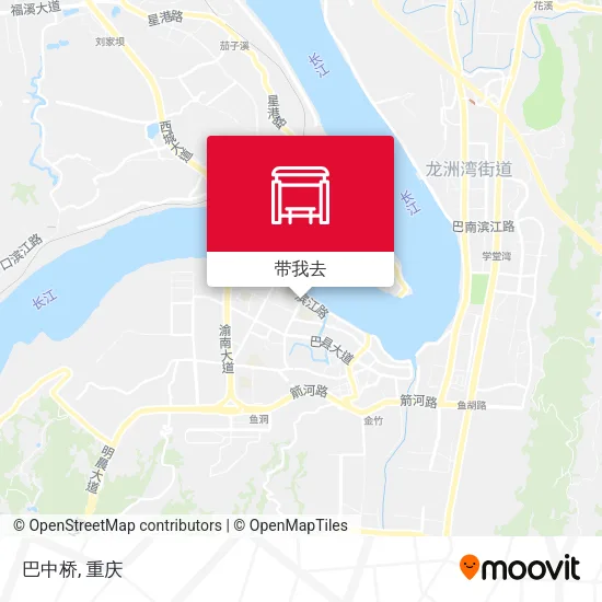 巴中桥地图