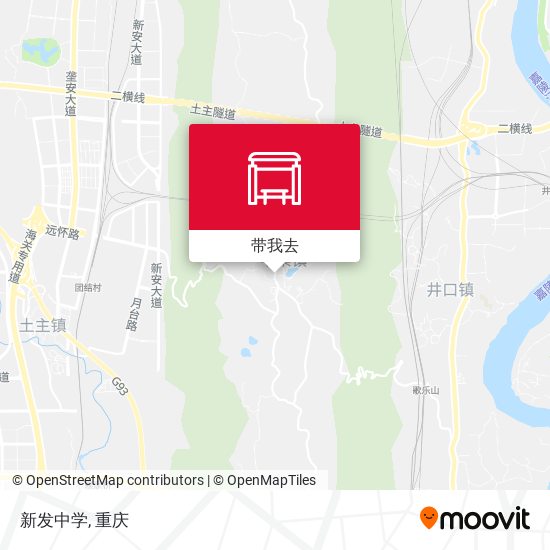 新发中学地图
