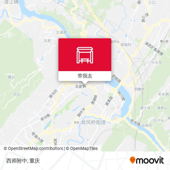 西师附中地图
