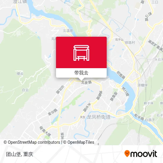 团山堡地图