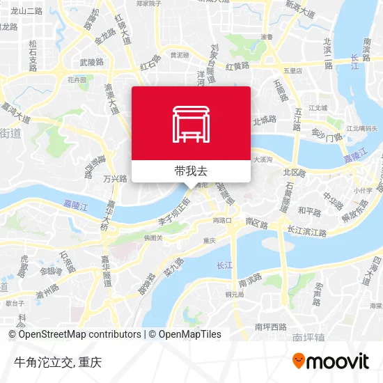 牛角沱立交地图