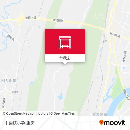 中梁镇小学地图