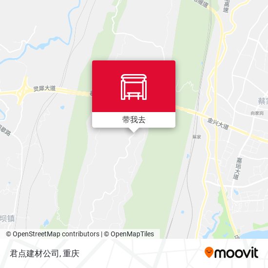 君点建材公司地图