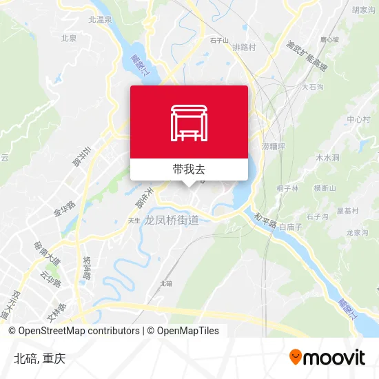 北碚地图