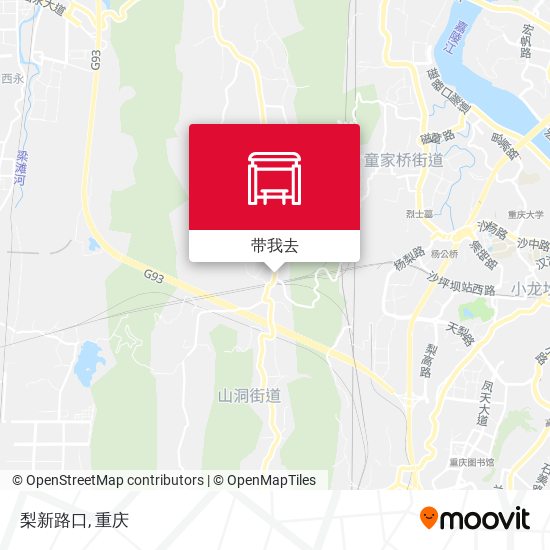 梨新路口地图