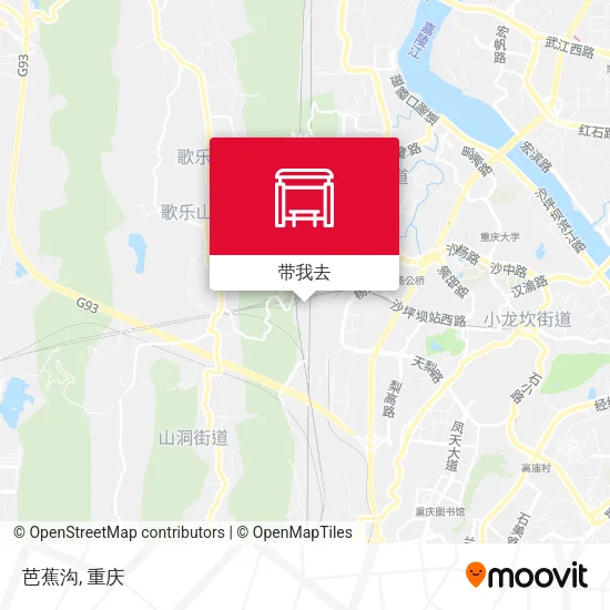 芭蕉沟地图