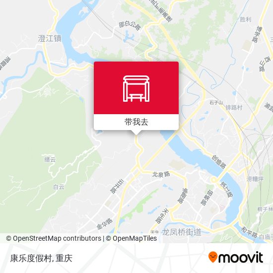 康乐度假村地图