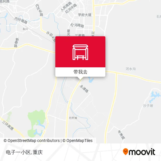 电子一小区地图