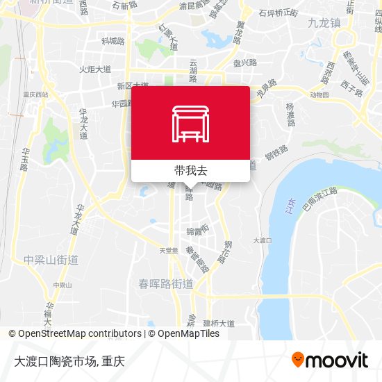 大渡口陶瓷市场地图