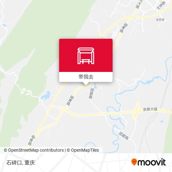 石碑口地图