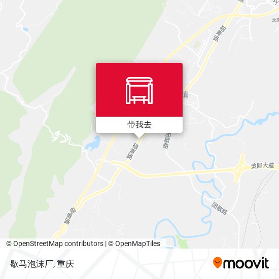 歇马泡沫厂地图