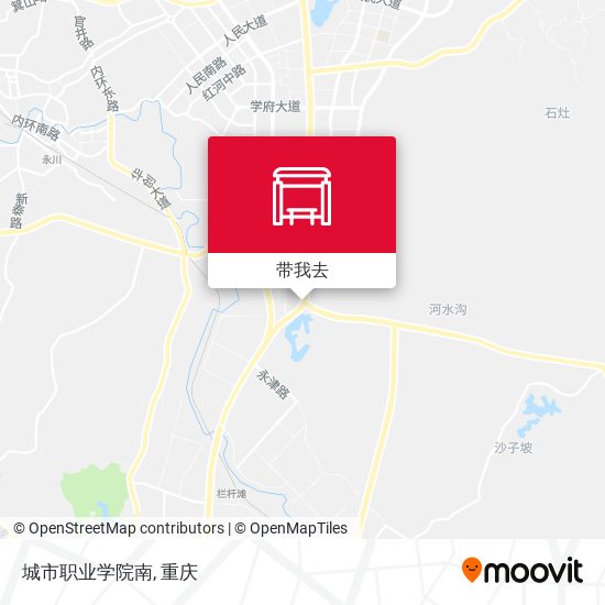城市职业学院南地图