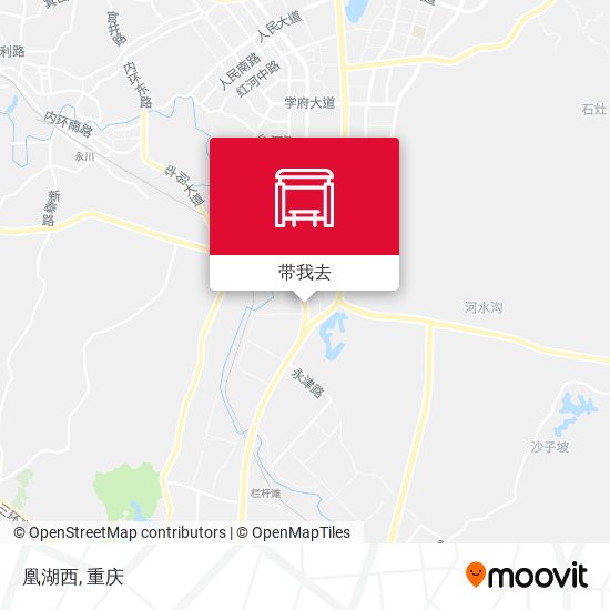 凰湖西地图