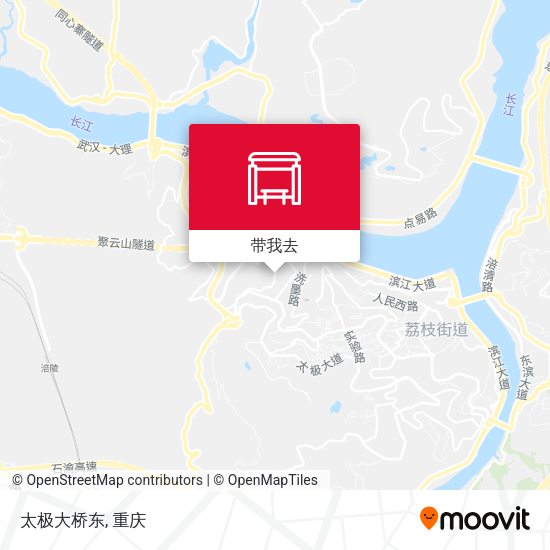 太极大桥东地图
