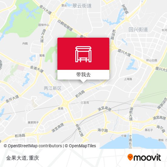 金果大道地图