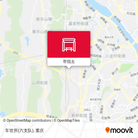 车管所(六支队)地图