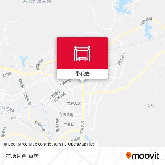 荷塘月色地图