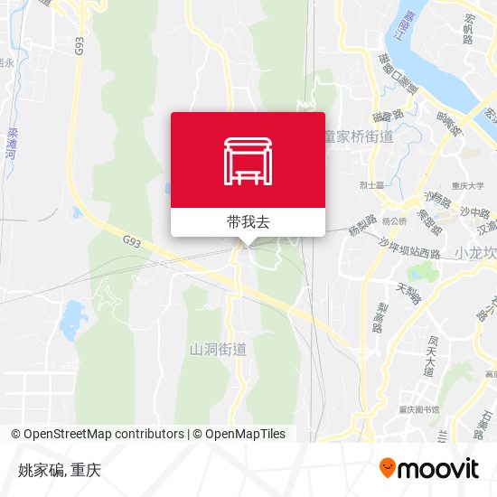 姚家碥地图