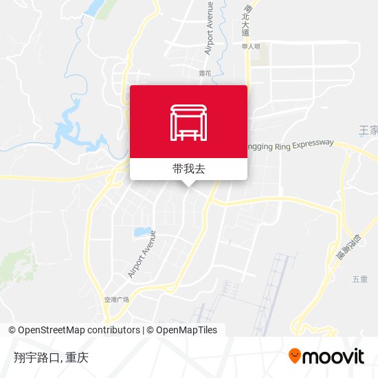 翔宇路口地图