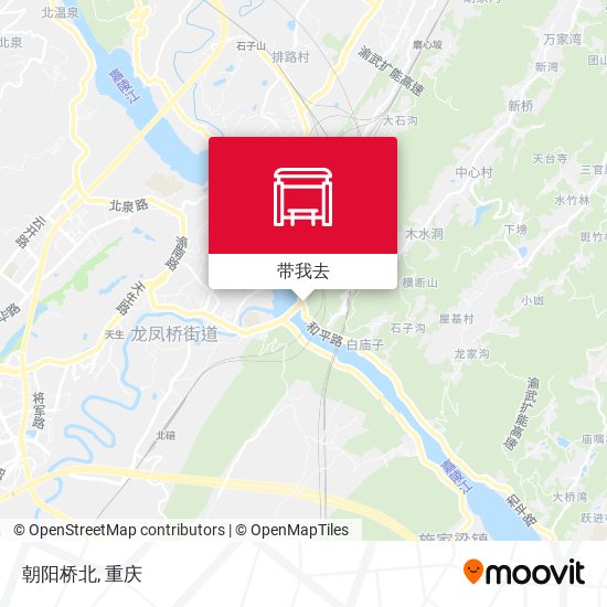 朝阳桥北地图