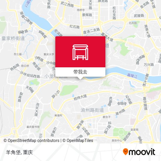 羊角堡地图