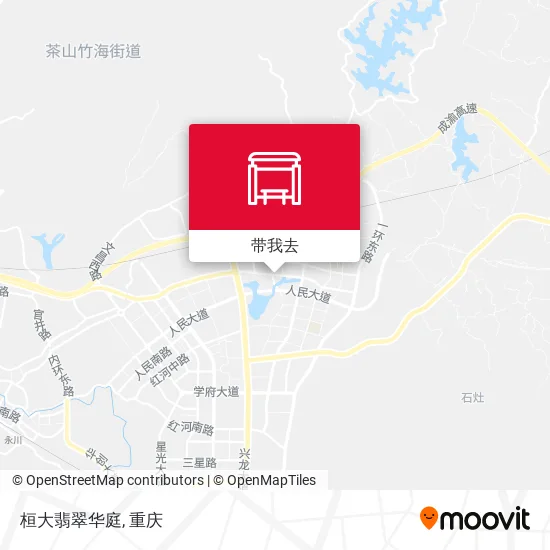 桓大翡翠华庭地图