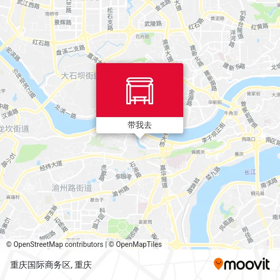 重庆国际商务区地图