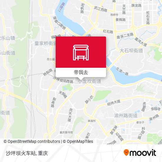 沙坪坝火车站地图