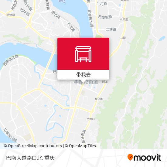 巴南大道路口北地图