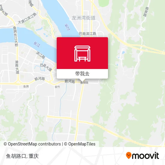 鱼胡路口地图