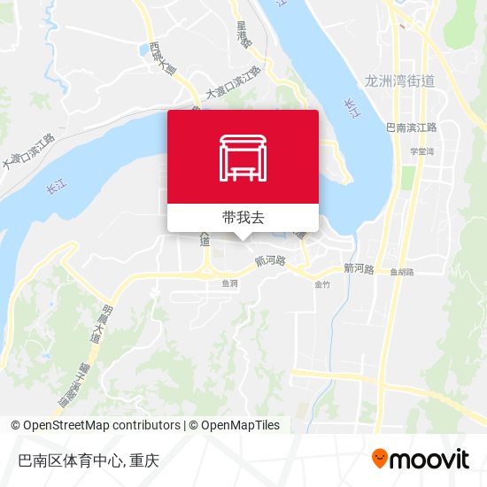 巴南区体育中心地图