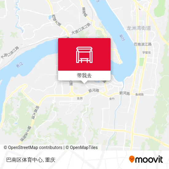 巴南区体育中心地图