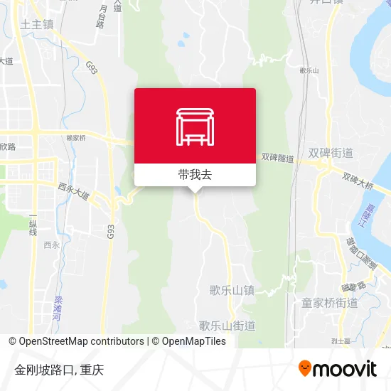 金刚坡路口地图