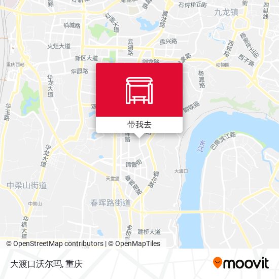 大渡口沃尔玛地图