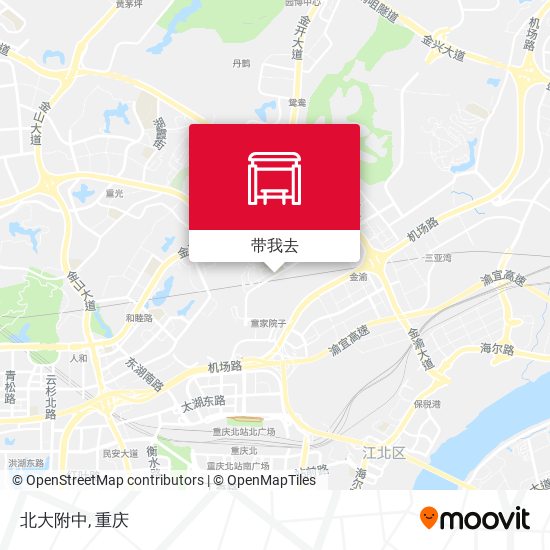 北大附中地图