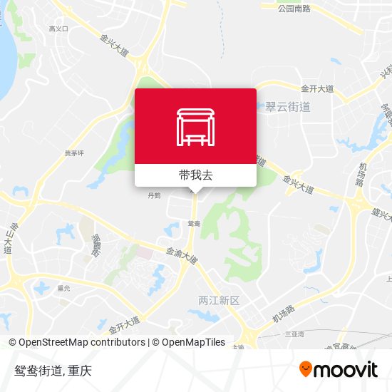 鸳鸯街道地图