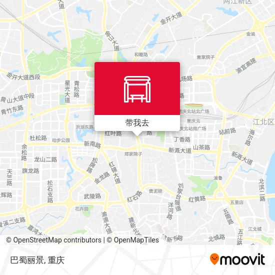 巴蜀丽景地图