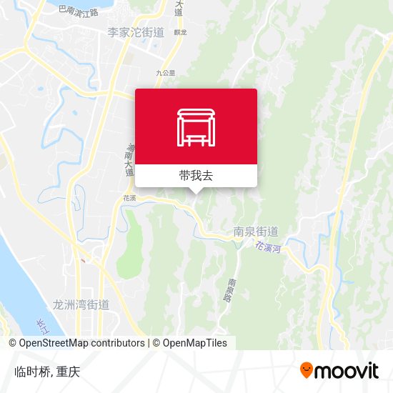 临时桥地图